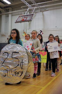 Vocabulary Day 
It was Vocabulary Day at Rochester Memorial School on March 15, which means the 4th-graders were a living, breathing dictionary as they paraded the halls dressed as a new vocabulary word they chose to learn and personify! Photos by Jean Perry
