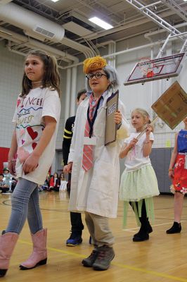 Vocabulary Day 
It was Vocabulary Day at Rochester Memorial School on March 15, which means the 4th-graders were a living, breathing dictionary as they paraded the halls dressed as a new vocabulary word they chose to learn and personify! Photos by Jean Perry
