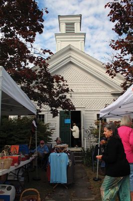 Rochester Historical Society
The Rochester Historical Society held its fall-season fair with booths set up outside for baked goods and jewelry and inside a display of artifacts from yesteryear. Photos by Mick Colageo
