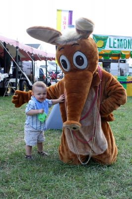 Aardvark at the Fair
The Wanderer's aardvark visited the Rochester Country Fair on August 22, 2009 and took some time to see the sights and pose with some visitors.
