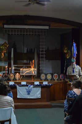 Rochester Eagle Scouts
August 25 saw the Eagle Court of Honor ceremony at Rochester Grange Hall for Boy Scout Troop 31. Noah, Quinn, Reece, and Logan are now Eagle Scouts following the event. Present were other scouts in the troop, current and former Eagle Scouts, families of the four boys, Representative to Massachusetts State House Mark Sylvia (D-10), and Troop 31 leadership. Photos by Sam Bishop
