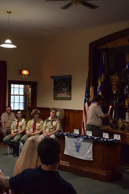 Rochester Eagle Scouts
August 25 saw the Eagle Court of Honor ceremony at Rochester Grange Hall for Boy Scout Troop 31. Noah, Quinn, Reece, and Logan are now Eagle Scouts following the event. Present were other scouts in the troop, current and former Eagle Scouts, families of the four boys, Representative to Massachusetts State House Mark Sylvia (D-10), and Troop 31 leadership. Photos by Sam Bishop
