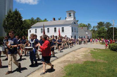 Rochester's Memorial Day
Rochester’s annual Memorial Day parade and procession lured scores of residents to the steps of Town Hall on Sunday to honor our fallen. Trent Crook of Boy Scout Troop 31 read the Gettysburg Address, and Madeline Dugas read the Governor’s Proclamation. Photos by Jean Perry
