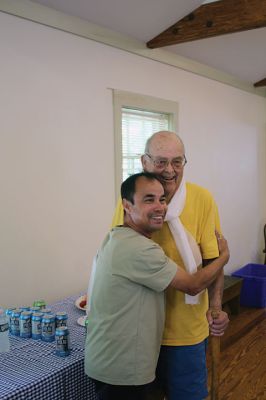 Rajesh Shahi
Supporters from Mattapoisett and as far as metro Boston gathered on Saturday at the Quaker Friends Meeting House to welcome back Rajesh Shahi, whose amazing story of recovery from a physical deformity as a child has made possible a successful career paying forward his good fortune in his native Nepal. Photos by Mick Colageo
