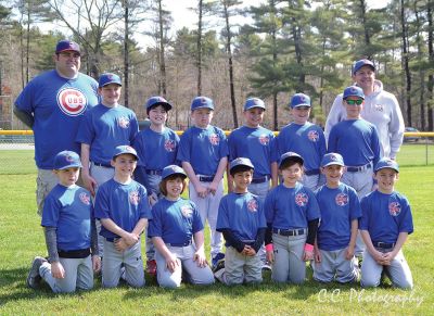 Opening Day 
April 28 was Opening Day in Rochester for the Old Rochester Little League. Retiring Police Chief Paul Magee tossed the first pitch on the (finally) spring Saturday morning. Photos by Colleen Hathaway.
