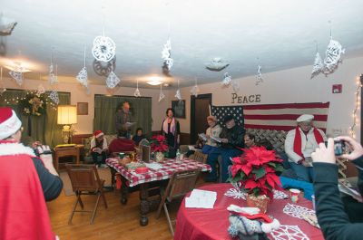 Rochester Women’s Club 
The Rochester Women’s Club helped ring in the season with a Winter Solstice Celebration on Saturday. Naomi Arenberg of WBUR-FM led a community sing-along ‘Songs of the Season’ Photos by Felix Perez
