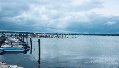Mello Wharf 
The bay from the Mello Wharf in Mattapoisett. Photo by Ruth A Griffin
