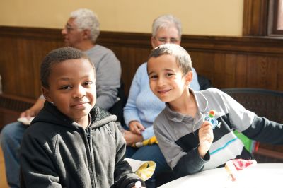 Pizza with Santa
The Marion Police Brotherhood held its 5th annual Pizza with Santa on Sunday, December 4, at the Marion Music Hall. Kids shared a pie with jolly old Saint Nick and later posed for pictures. Photos by Colin Veitch
