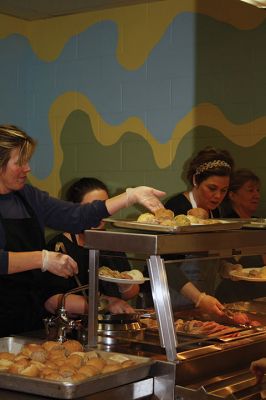 Senior Thanksgiving
Tri-Town seniors enjoyed another savory Thanksgiving dinner at the Old Rochester Regional Junior High School on Sunday, November 17. The annual event is a tradition 26 years strong that allows school staff and eighth-graders the chance to express their gratitude for area seniors and their support for the schools. Photos by Jean Perry
