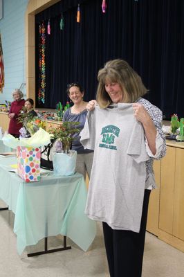 Sharon Hartley 
Set to retire after this academic year, Sharon Hartley was recognized by state and town officials, school administrators, teachers, school committee members and citizens for her many years serving on the Rochester, Old Rochester Regional and Joint school committees during a gathering held Monday afternoon at Rochester Memorial School. Photos by Mick Colageo
