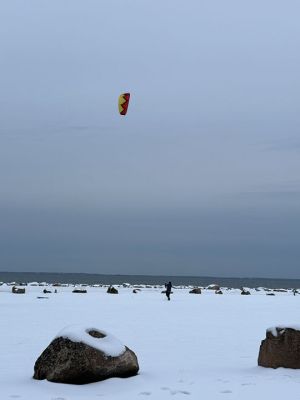 Ned’s Point
Jennifer Shepley shared this photo of kite flying at Ned’s Point on a snowy day.
