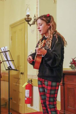 Tinkhamtown Chapel
Tinkhamtown Chapel in Mattapoisett was host to the annual Christmas Carol Sing-A-Long event on December 17, after which attendees enjoyed refreshments next door at the Sewing Circle building. Photos by Robert Price
