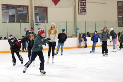 Marion Pack 32 Cub Scouts Fundraiser
The Marion Pack 32 Cub Scouts, with the sponsorship of the Marion Recreation Department, held a Tabor Skate fundraiser on Sunday, January 11 in the Travis Roy Rink at Johnson Arena at Tabor Academy. Skaters sipped coffee and hot chocolate and enjoyed an afternoon of frozen fun while supporting the Scouts of Marion. Photos by Colin Veitch
