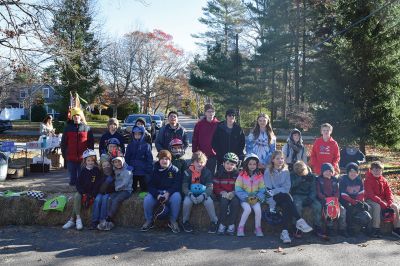 Soap Box Derby
Marion Scout Pack 32 (back) and the Rochester Cub Scouts (front) at the annual soap box derby Held on Holmes Street on November 9. Photos by Sam Bishop
