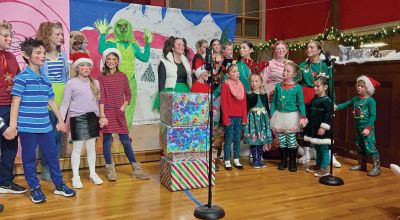 Forty students from preschool to high school shared their version of "How the Grinch Stole Christmas" and “The Nativity Story” to a packed church on December 17 at the St. Gabriel's Episcopal Church 2nd Annual Christmas Pageant. They shared the true meaning of Christmas with music, joy and fun for everyone present! An offering was collected to raise money for the Youth Group Mission Trip to the Navajo Nation, New Mexico, planned for June 2024. Photo courtesy Tanya Ambrosi
