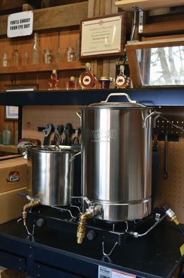 Maple Sugar Season
In Rochester, Mike Forand and his son Tim spend this time of year tapping their maple trees and boiling down the sap to make their own Rochester-made maple syrup. Photos by Jean Perry
