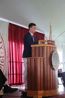 Tabor Academy Graduation
2024-25 Co-Heads of School Elizabeth Livaditis and Garrett Salit addressed their 2025 classmates, as Tabor Academy held its commencement ceremony on May 30 on the Seawolves’ Marion campus. Keynote speaker and 2001 Tabor alumni Caitlin McCormick Murray was introduced by Class of ’25 graduate Elizabeth Feeney of Marion. Attendees also heard from Board of Trustees Chair Regina Shakin and Head of School Tony Jaccaci. The Madrigal Singers performed the Alma Mater, and the Academy Brass Quintet provided music thr
