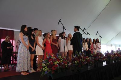 Tabor Academy Graduation
2024-25 Co-Heads of School Elizabeth Livaditis and Garrett Salit addressed their 2025 classmates, as Tabor Academy held its commencement ceremony on May 30 on the Seawolves’ Marion campus. Keynote speaker and 2001 Tabor alumni Caitlin McCormick Murray was introduced by Class of ’25 graduate Elizabeth Feeney of Marion. Attendees also heard from Board of Trustees Chair Regina Shakin and Head of School Tony Jaccaci. The Madrigal Singers performed the Alma Mater, and the Academy Brass Quintet provided music thr
