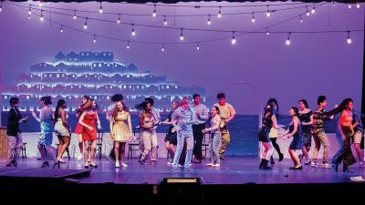 Mamma Mia! 
Tabor Academy's theater group practices for its upcoming production of Mamma Mia! Photo by Ryan Feeney
