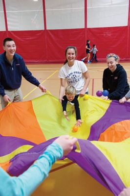 Special Olympics Young Athletes
Roughly 120 Tabor Academy students volunteered on January 10 to assist with the school’s first session of the Special Olympics Young Athletes™ program held at Tabor. The program offers children ages 3-7 with intellectual and developmental disabilities opportunities to engage in physical activities vital to mental and physical growth. Spearheaded by Math teacher Tim Cleary and Tabor senior Molly Bent, sessions continue January 17 to March 6 (no session February 7) at 2:00 pm at the Fish Center for Athletics 
