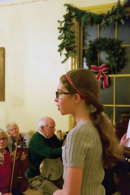 Tinkhamtown Chapel
The annual Christmas carol sing-along at the Tinkhamtown Chapel was as popular and beautiful as ever on the chilly evening of December 20, when dozens of people followed the glow of candlelit windows to the tiny chapel to sing with their families and neighbors and welcome Christmas to Mattapoisett. Photos by Colin Veitch
