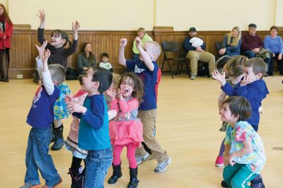 Toe Jam Puppet Band
The Toe Jam Puppet Band was back in Tri-Town on March 21 for a performance at the Marion Music Hall, sponsored by the Elizabeth Taber Library. The performance was free and the fun was evident in the faces of the band’s biggest fans. Photos by Colin Veitch
