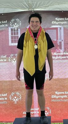 Tom Grondin
Marion’s Tom Grondin is a Massachusetts Special Olympics gold medalist in multiple swimming events. Photo courtesy Leo Grondin
