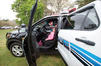 Touch-A-Truck
Saturday, May 13, was the rescheduled rain date for the Marion Recreation Department’s annual Touch-A-Truck event at Washburn Park. The weather wasn’t ideal, but it stayed dry long enough for kids to get in some climbing and crawling time with the big machines. Photos by Felix Perez
