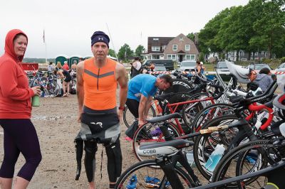 Triathlon
The Triathlon kicked off the first of the many Harbor Days events scheduled over the week and into the weekend. Hosted by the Mattapoisett Lions Club every year, the triathlon takes racers .25 miles from the shore of Town Beach and back, 10 miles bicycling through Mattapoisett, and 5K through the village around Ned’s Point Lighthouse. Photos by Colin Veitch
