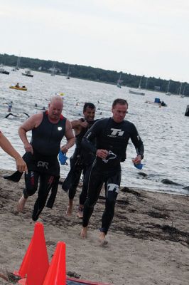 Lions Club Triathlon
Under merciful overcast skies on July 15, the 37th annual Lions Club Triathlon found 115 participants including seven relay teams vying for first place bragging rights. Coming in 1st place in the men’s division was Brian Hughes with a time of 51:38 minutes. Anders Broussard was the top-performing woman at 57:52 minutes, and the Union Running relay team clocked in at 57:52. Photos by Marilou Newell
