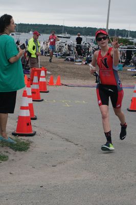 Lions Club Triathlon
Under merciful overcast skies on July 15, the 37th annual Lions Club Triathlon found 115 participants including seven relay teams vying for first place bragging rights. Coming in 1st place in the men’s division was Brian Hughes with a time of 51:38 minutes. Anders Broussard was the top-performing woman at 57:52 minutes, and the Union Running relay team clocked in at 57:52. Photos by Marilou Newell
