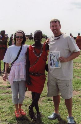 Kenya Relief
Marina Wurl, left, and Greg Wurl, right, both Mattapoisett residents, went on a 10-day Kenya Relief trip in June 2010 to help with medical needs and an orphanage in the impoverished village of Migori, Kenya. The couple described the trip as life changing, and Mr. Wurl said, "one person really can make a difference". Photo courtesy of the Wurl family.
