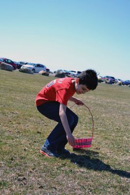 Ned’s Point Easter
The sky was blue above the greening grass on that sunny spring Mattapoisett morning by the sea. On April 12, families gathered at Ned’s Point to celebrate Easter early with a traditional Easter egg hunt, sponsored by the Mattapoisett Lions Club. The Easter Bunny hopped over for a visit, giving children hugs and high-fives as parents scurried to take photos and comfort the smaller ones who were a little reluctant to approach. Photo by Jean Perry
