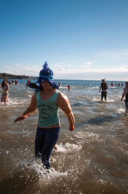 2015 Freezin’ for a Reason Polar Plunge
The 2015 Freezin’ for a Reason Polar Plunge on New Year’s Day at Town Beach in Mattapoisett was a splashing success, according to event coordinator Michelle Huggins. The third annual polar plunge raised nearly $10,000 to provide financial assistance to local families battling cancer. Many participants donned costumes, competing for the best costume trophy.  Photo by Felix Perez
