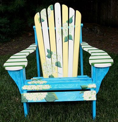 Adirondack Art
One of 17 hand-painted Adirondack chairs included in a Silent Auction fundraiser for the Sippican Womans Club. The chairs and bidding sheets are now on display through August 4 at Spirits, the Marion Historical Society, Hiller Fuels, China Trader Antiques, Eastern Bank, Sippican Cafe, The Bookstall, Coldwell Banker, Uncle Jons Coffee, the Sippican Lands Trust, West Marine, Edens Landscapes, The Elizabeth Taber Library, Marion Sports Shop, Converse Realty, Kinlin Grover and the Sippican Tennis Club.
