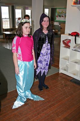 Taking the Plunge
Dippers Molly Richards and Jesse Hodges were awarded prizes for coming in costume to the Third Annual Frigid Friend-Zee which was held on Saturday morning, March 1 at YMCAs Camp Massasoit in Mattapoisett. The annual event was moved from January to March this year and is done to raise funds for the YMCAs after-school programs. (Photo by Robert Chiarito).
