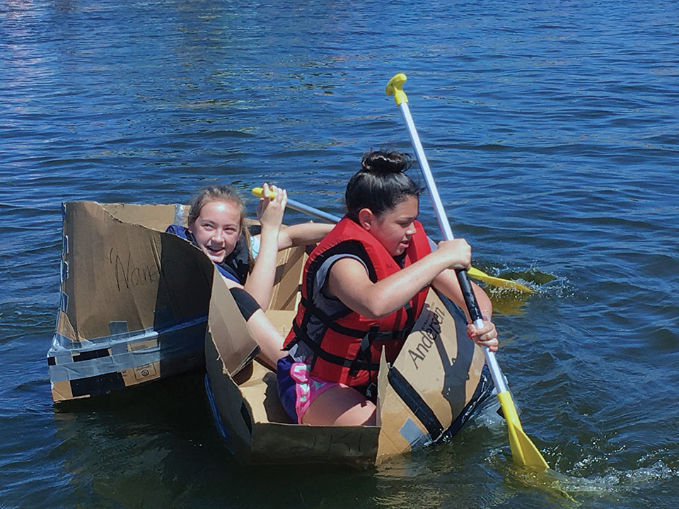 Cardboard Boat Race